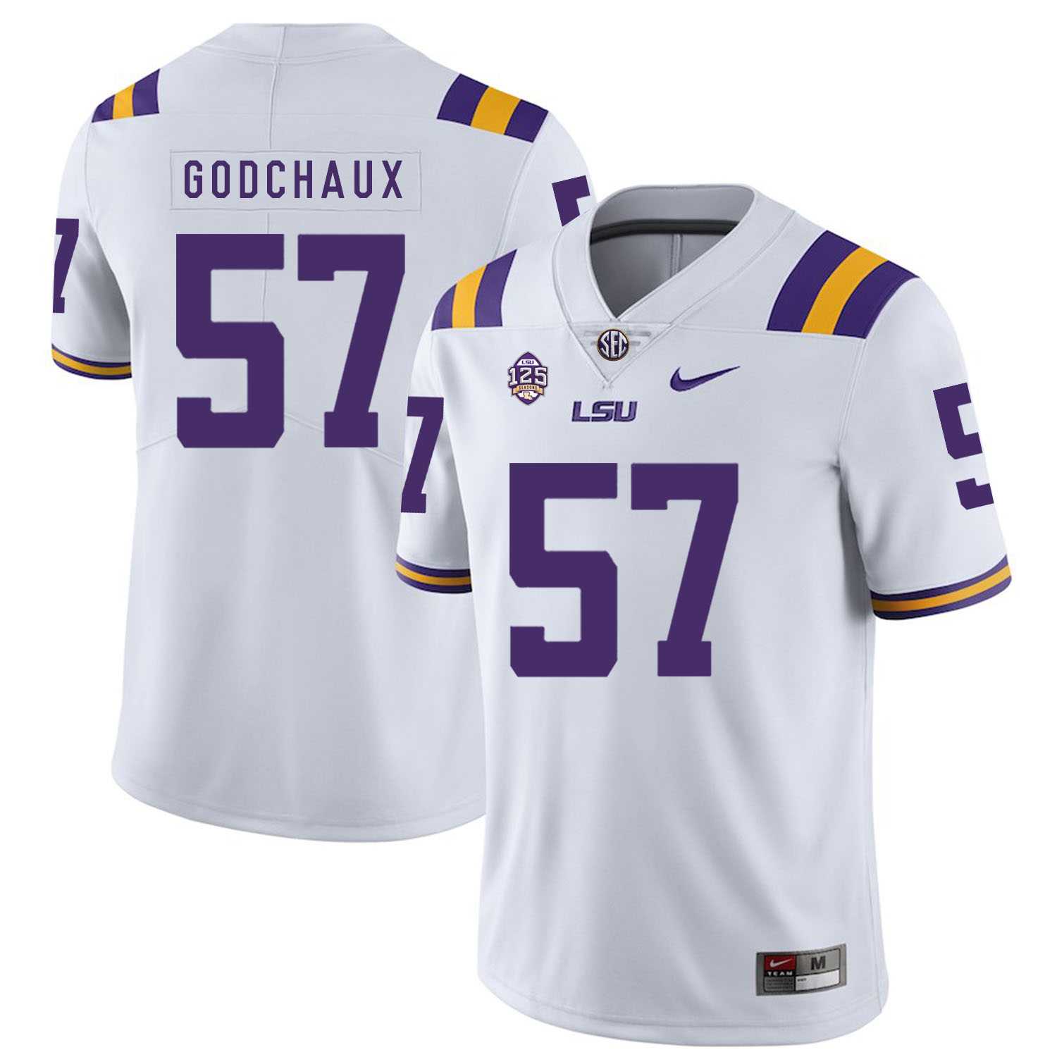 LSU Tigers 57 Davon Godchaux White Nike College Football Jersey Dzhi,We sell and wholesale LSU Tigers 57 Davon Godchaux White Nike College Football Jersey Dzhi on line form chian!